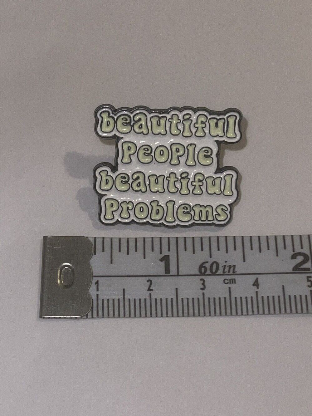 Beautiful People Problems Thought Bubble Pin Brooch